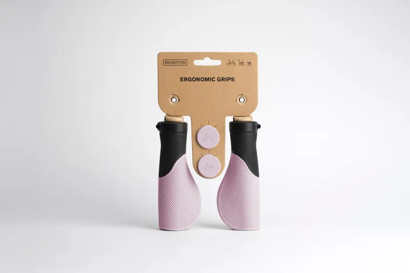 Brompton Ergonomic Grips in Pink-1