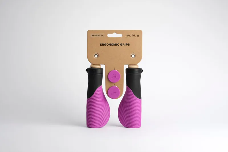 Brompton Ergonomic Grips in Purple-1