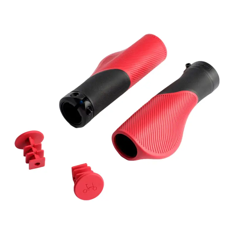 Balfes Bikes Brompton Ergonomic Grips in Red | Free postage over £30, £10 off first order, price match & 0% finance.