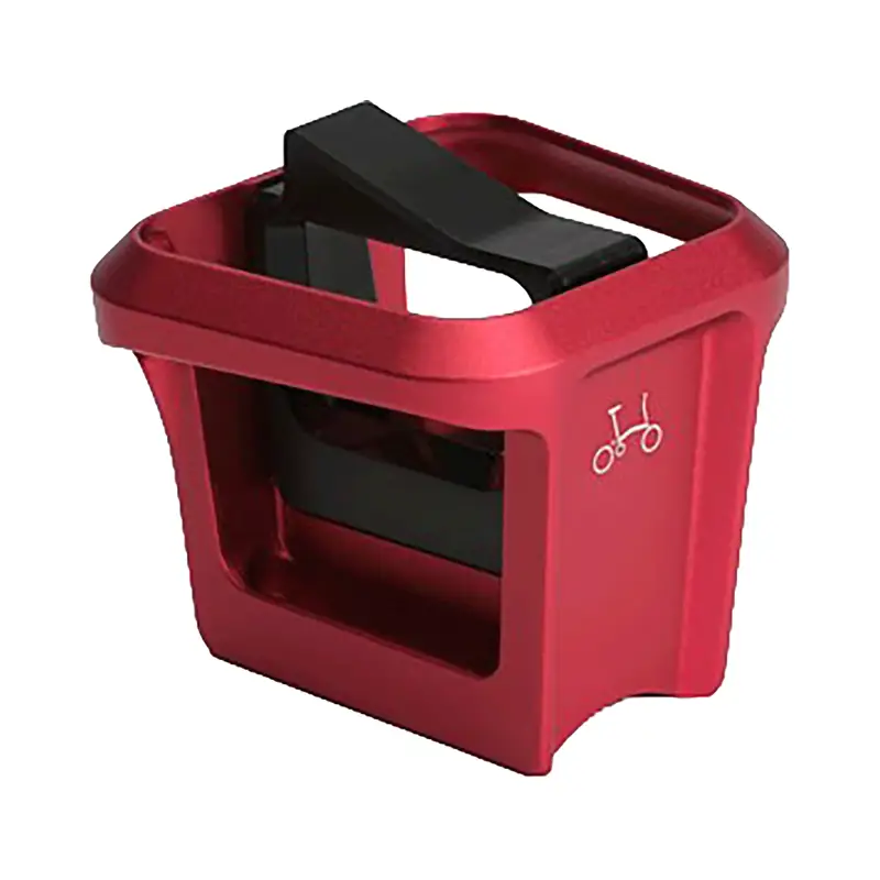 Balfes Bikes Brompton ColourLab Forged Front Carrier Block in Red | Free postage over £30, £10 off first order, price match & 0% finance.