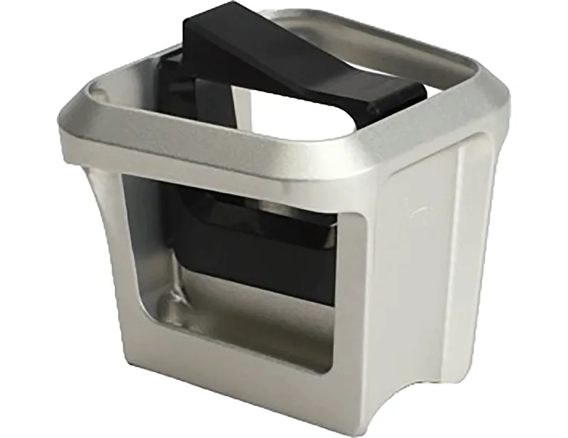 Brompton ColourLab Forged Front Carrier Block in Silver