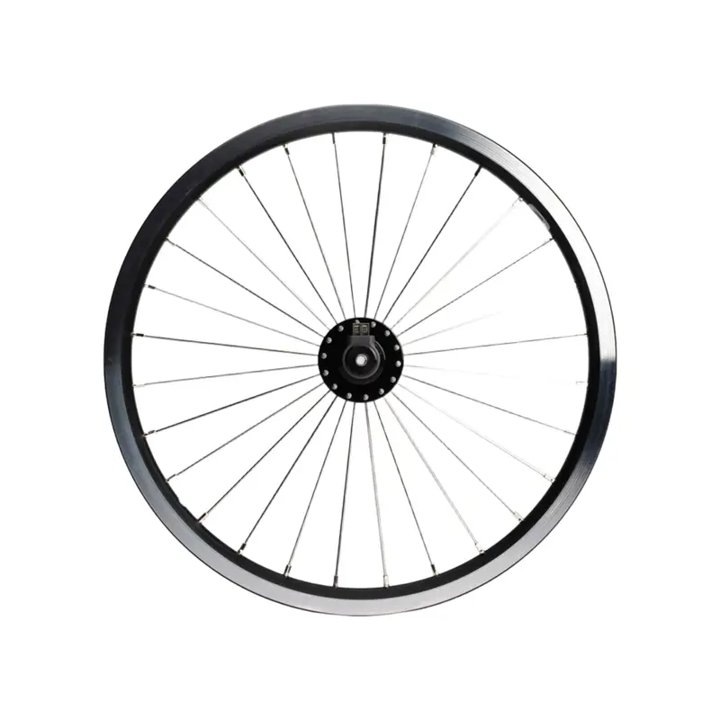 Balfes Bikes Brompton Front Wheel Hub Dynamo + Fittings Sv8 in Black/Silver | Free postage over £30, £10 off first order, price match & 0% finance.