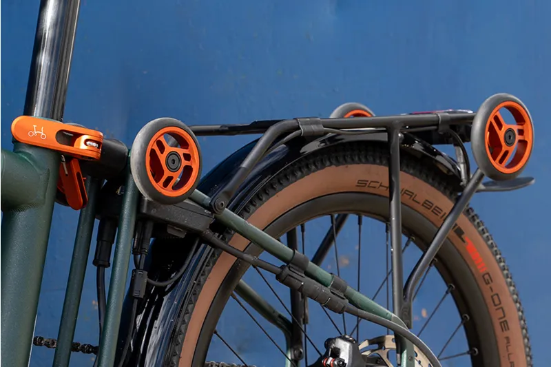 Brompton G Line Roller Wheel Pair in Orange-3