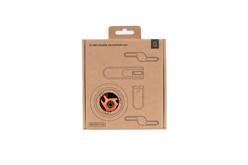 Brompton G Line Roller Wheel Pair in Orange-4