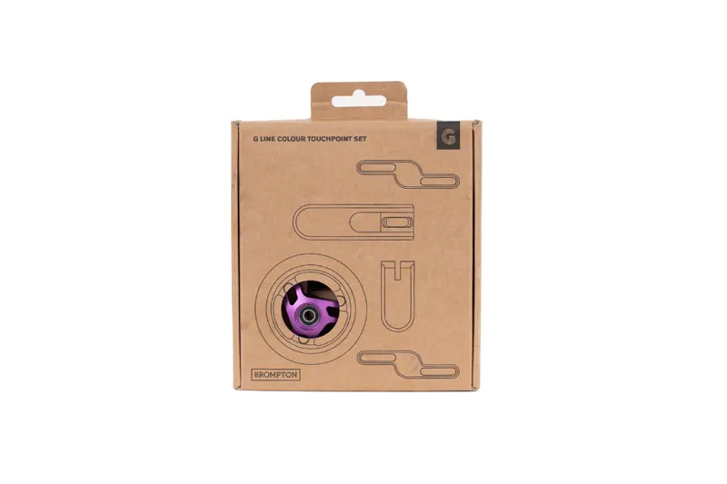 Brompton G Line Roller Wheel Pair in Purple-5