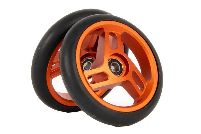 Balfes Bikes Brompton G Line Roller Wheel Pair in Orange | Free postage over £30, £10 off first order, price match & 0% finance.