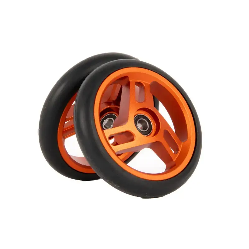 Balfes Bikes Brompton G Line Roller Wheel Pair in Orange | Free postage over £30, £10 off first order, price match & 0% finance.