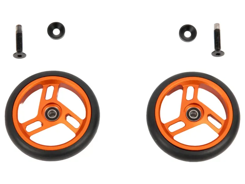 Brompton G Line Roller Wheel Pair in Orange-1