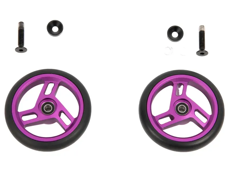 Brompton G Line Roller Wheel Pair in Purple-1