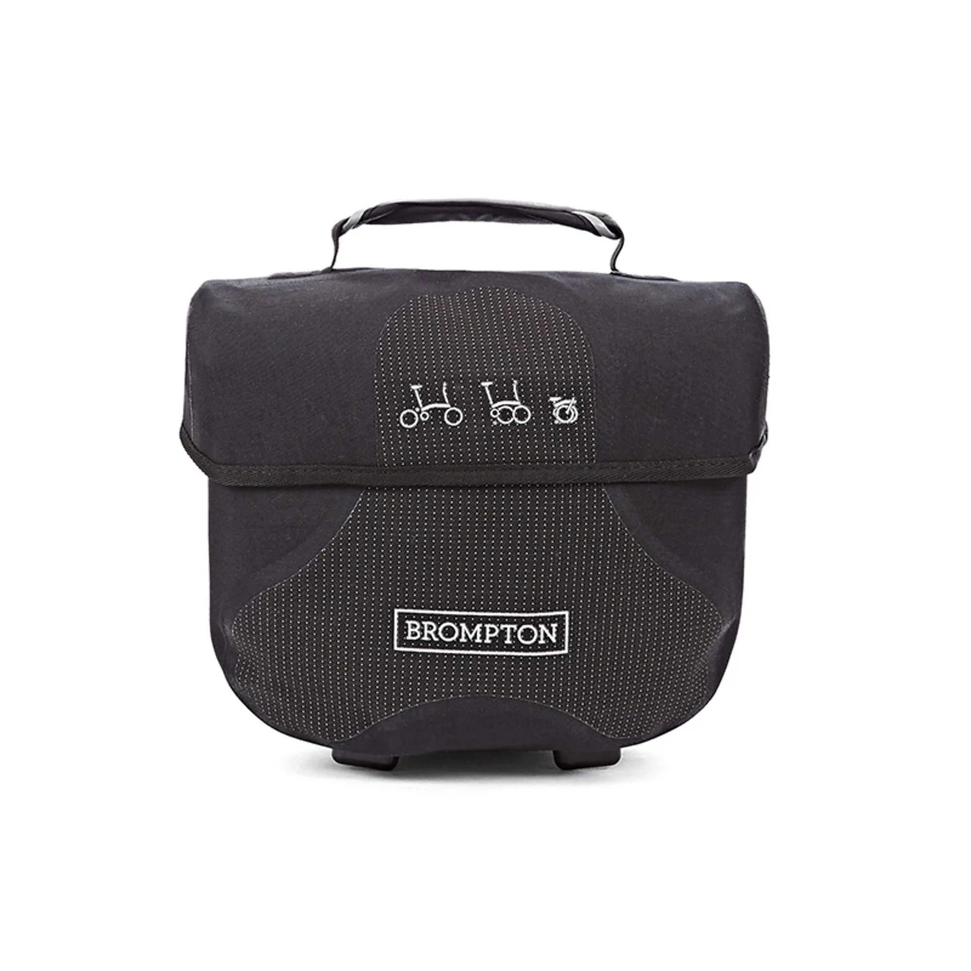 Brompton Mini O Bag in Black-reflective - Main Image