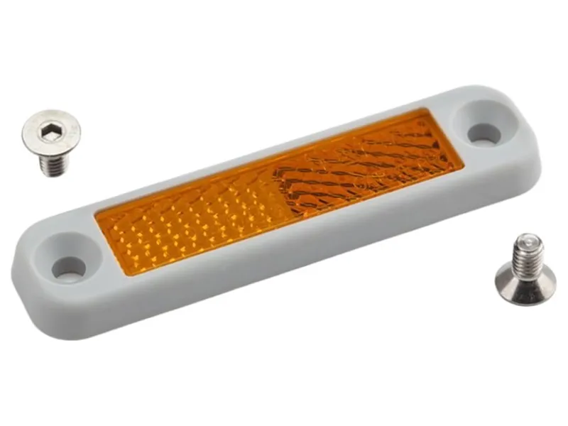 Brompton MK2 Folding Pedal Reflector in Silver