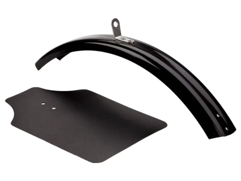 Brompton Mudguard Blade + Flap Only Front in Black