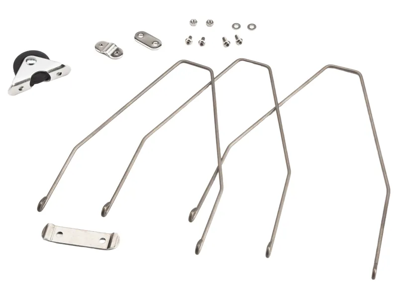 Brompton Mudguard Stay Set Incl Roller + Fittings - Rear - L version