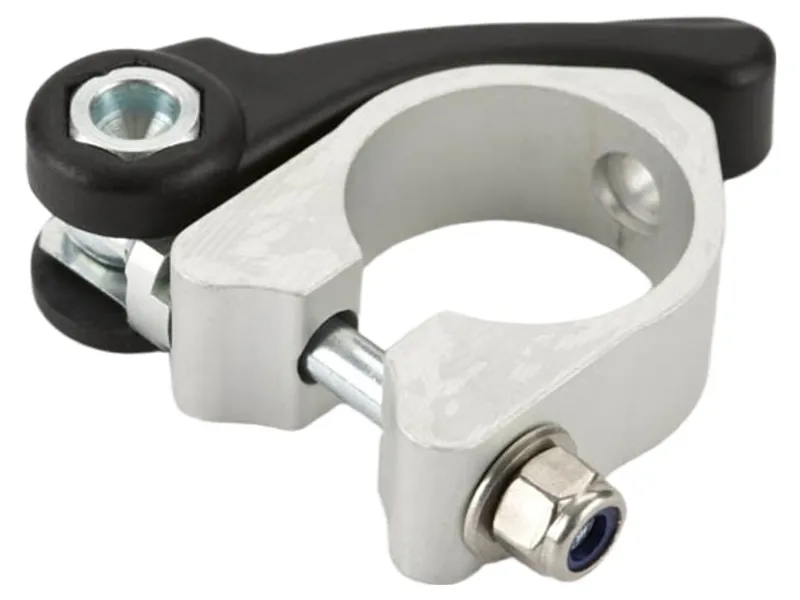 Brompton Replacement Telescopic Seatpost Clamp Band + QR in Silver