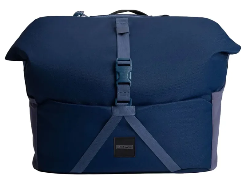 Brompton Rolltop Bag L + Frame in Navy