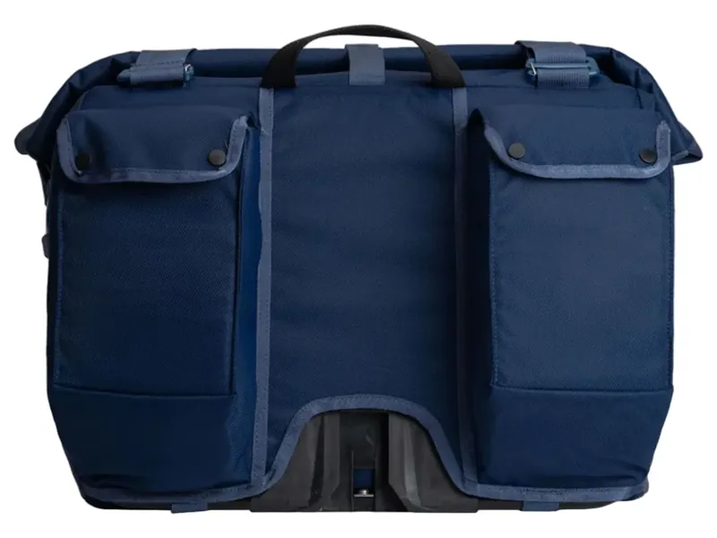 Brompton Rolltop Bag L + Frame in Navy-2