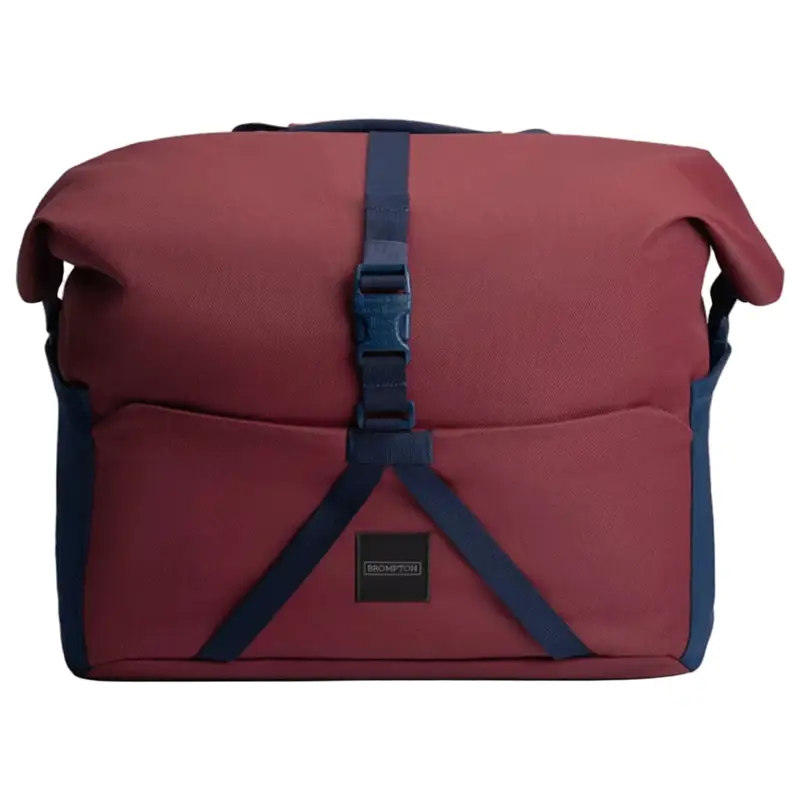 Balfes Bikes Brompton Rolltop Bag L + Frame in Plum | Free postage over £30, £10 off first order, price match & 0% finance.
