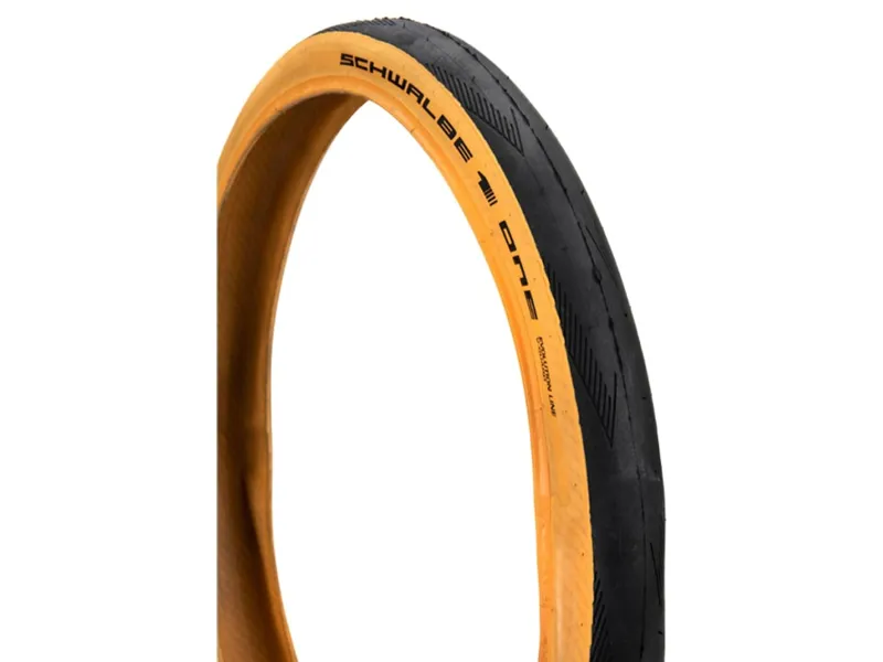 Brompton Schwalbe One Tyre 16 inch Tanwall-2