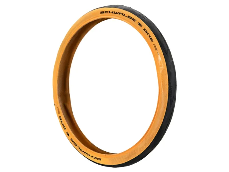 Brompton Schwalbe One Tyre 16 inch Tanwall-1