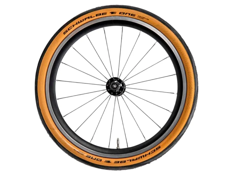 Brompton Schwalbe One Tyre 16 inch Tanwall-3