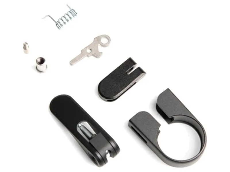 Brompton Seat Clamp and Rear Frame Clip Set for T Line in Black