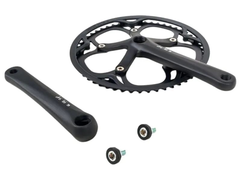 Brompton Spider Type Complete Crankset 54T in Black