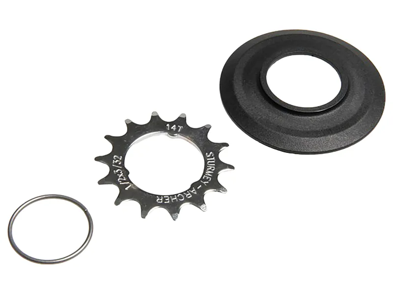 Brompton Sprocket Set including Chain Guide Disc 3/32 inch 3-Spline - 14T 3-Speed