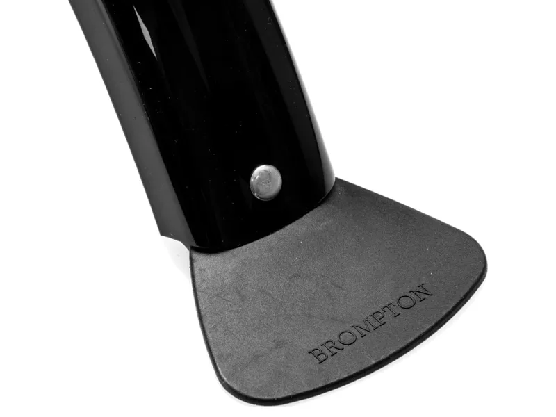 Brompton Standard Rear Mudguard with Mud Flap in Black-1