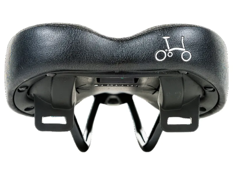 Brompton Standard Saddle Black Rails 147mm Width-2