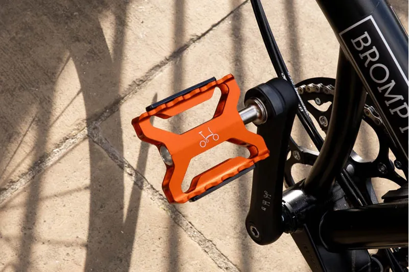 Brompton Superlight Quick Release Pedals in Orange-2