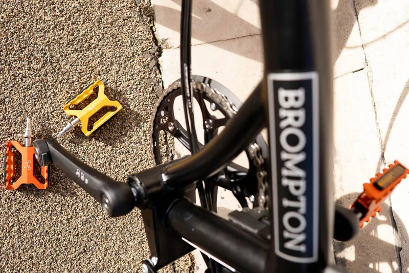 Brompton Superlight Quick Release Pedals in Orange-5