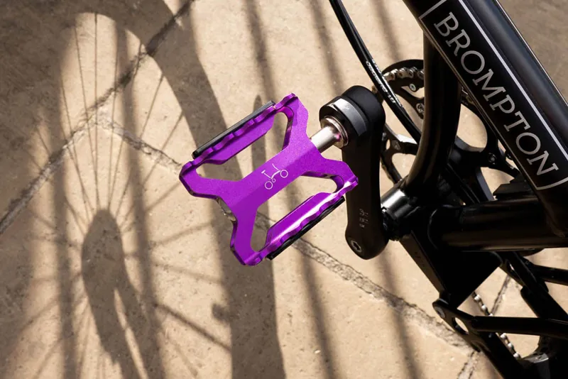 Brompton Superlight Quick Release Pedals in Purple-2