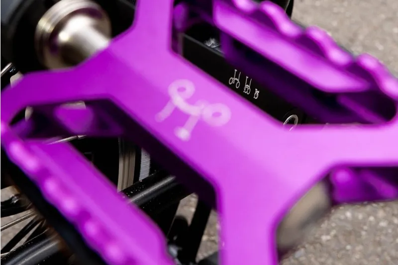 Brompton Superlight Quick Release Pedals in Purple-8