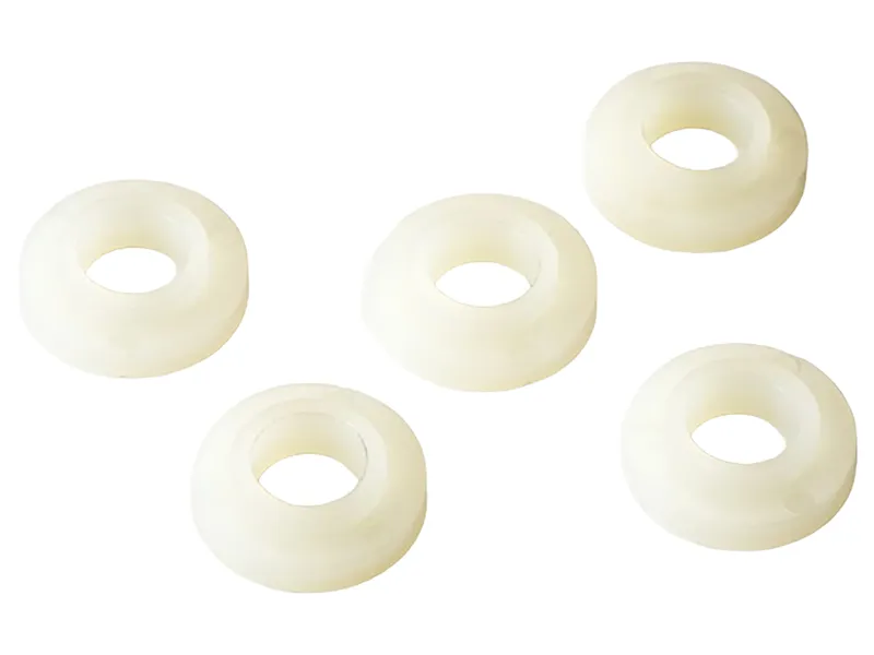 Brompton Suspension block shoulder washer/bush 6 pcs in White