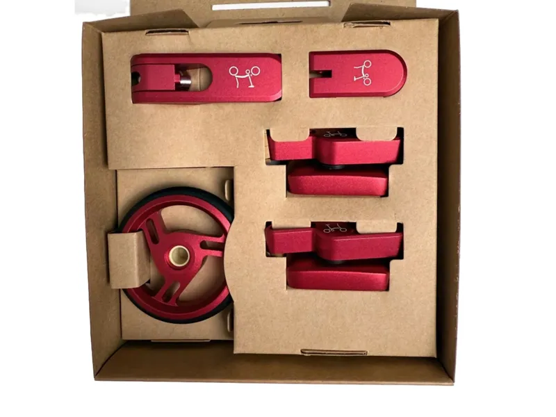 Brompton T Line Colour Touch Points in Red