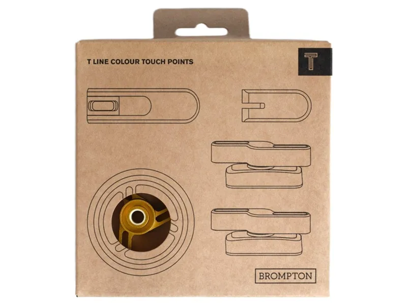 Brompton T Line Colour Touch Points Set in Gold-1