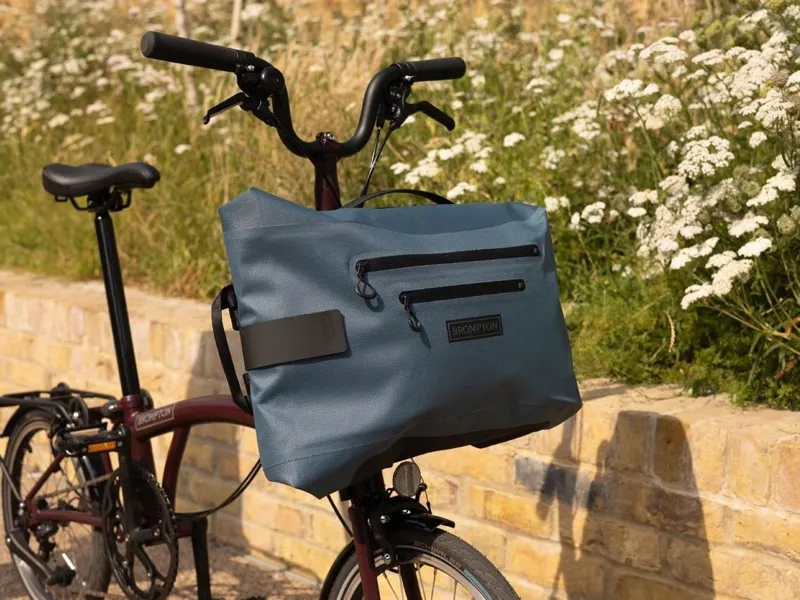 Brompton Waterproof Backpack + Frame in Cobalt-7