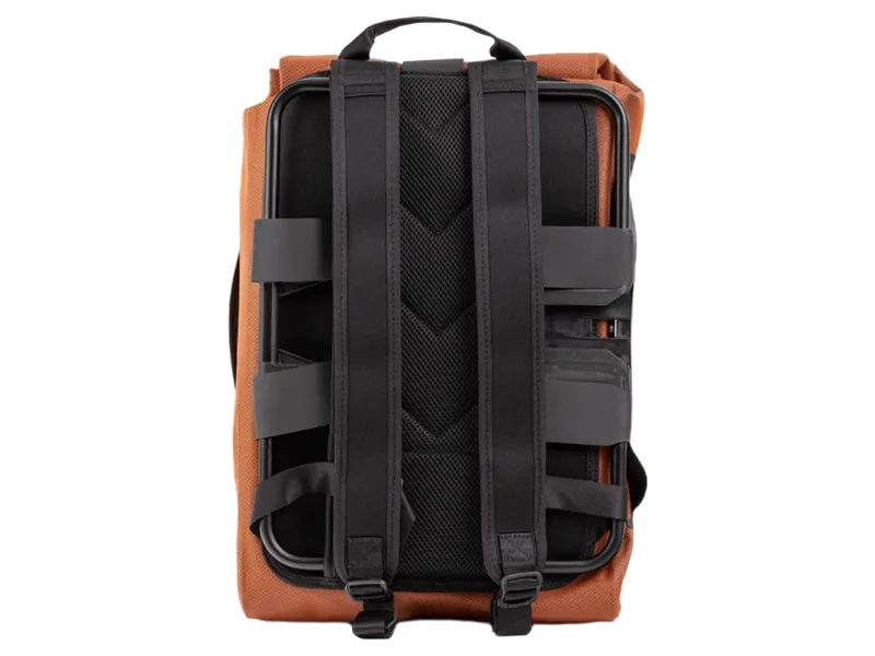 Brompton Waterproof Backpack + Frame in Copper-4