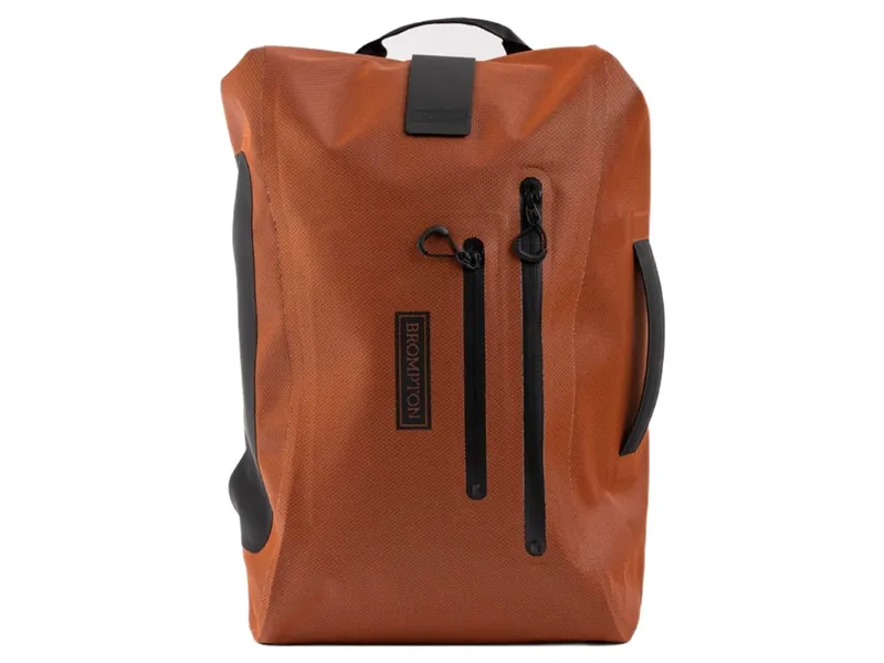 Brompton Waterproof Backpack + Frame in Copper-2