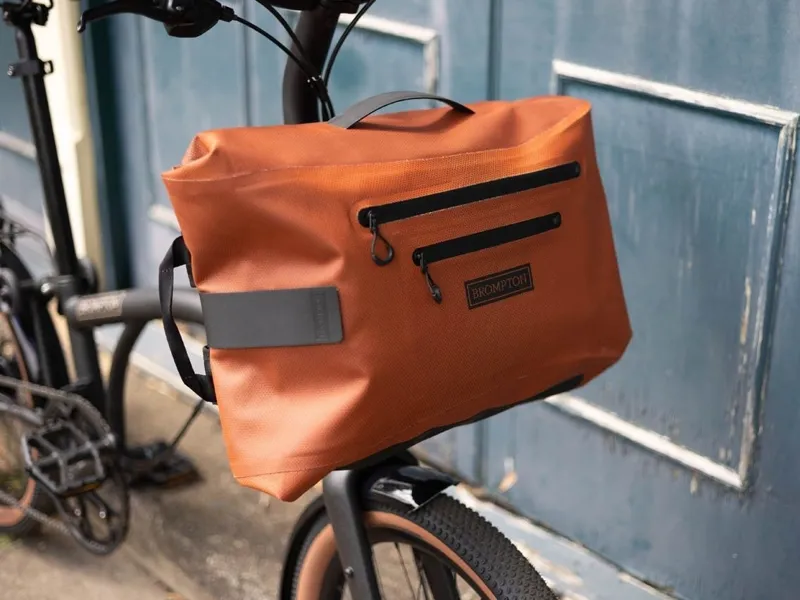 Brompton Waterproof Backpack + Frame in Copper-7