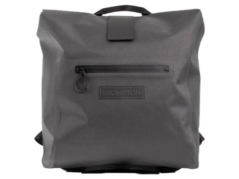 Brompton Waterproof Rolltop Small + Frame Backpack in Anthracite