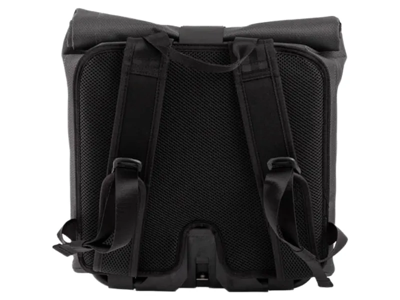 Brompton Waterproof Rolltop Small + Frame Backpack in Anthracite-3