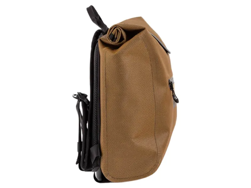 Brompton Waterproof Rolltop Small + Frame Backpack in Bronze-2