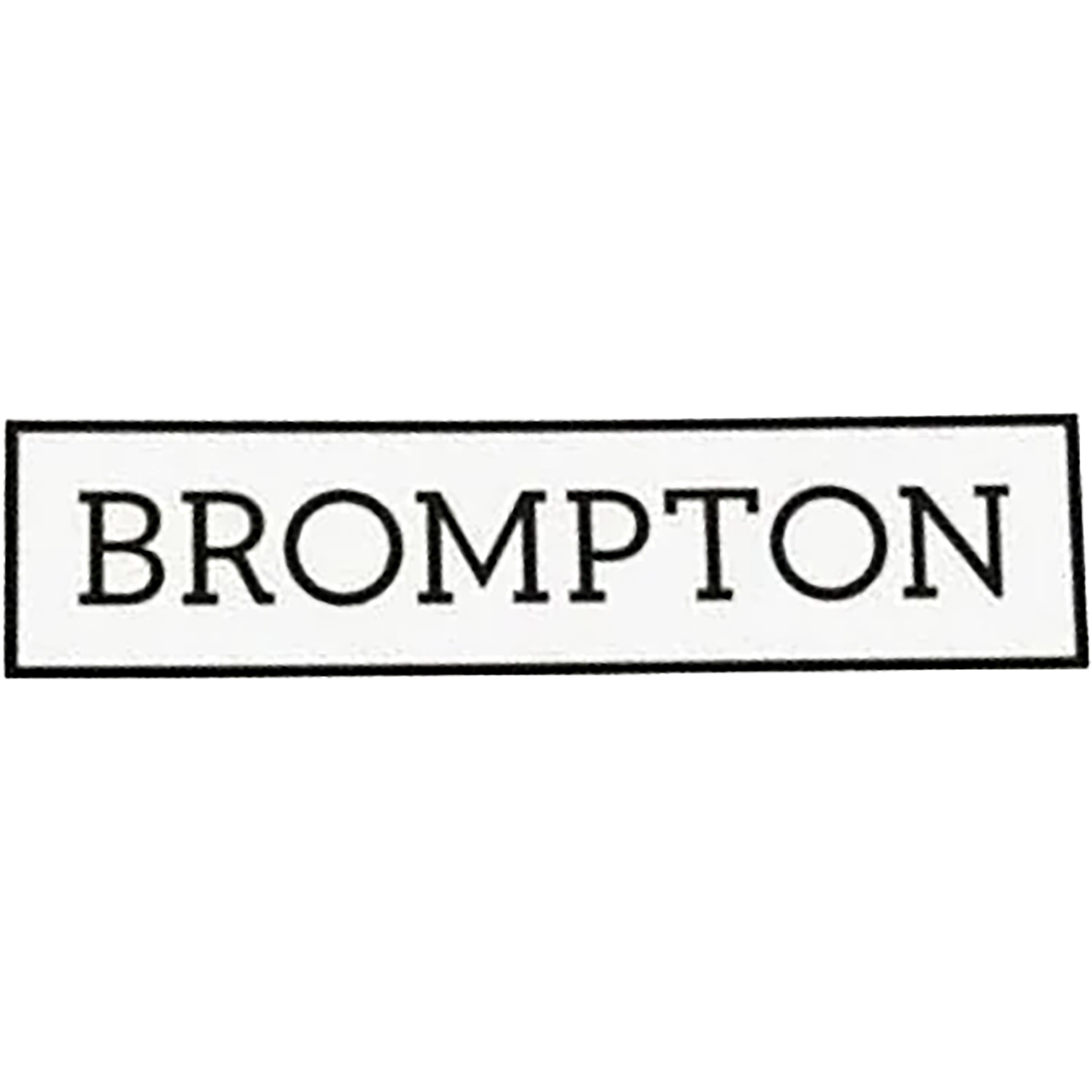 Brompton Main frame Brompton Logo Decal in Black Edition Gloss