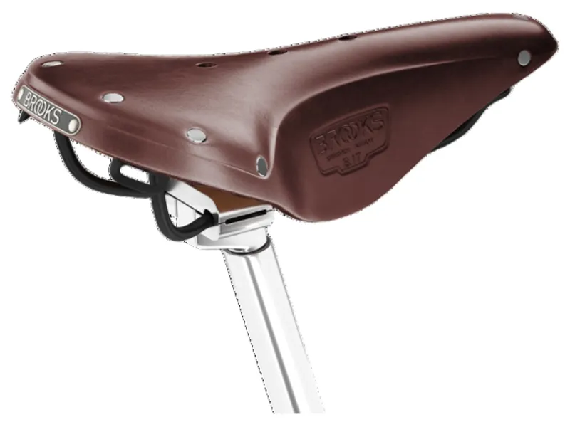 Brooks B17 Narrow Saddle 155mm Steel in Brown-1