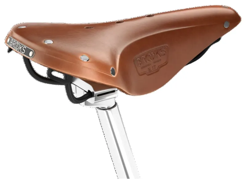Brooks B17 Narrow Saddle 155mm Steel in Honey-1