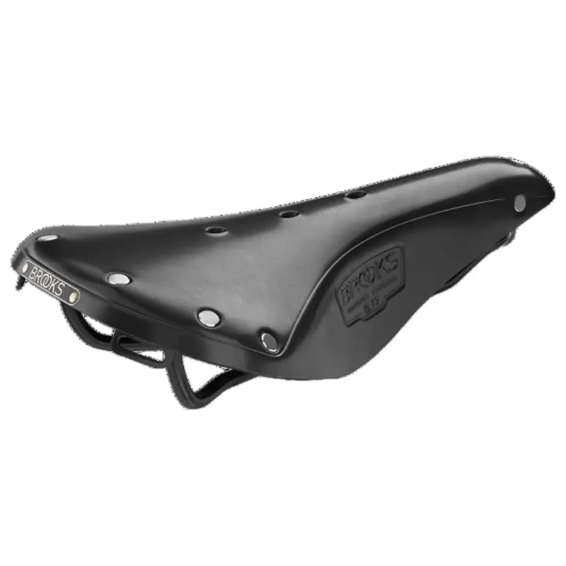 Balfes Bikes Brooks B17 Saddle 175mm Steel Rails in Black | Free postage over £30, £10 off first order, price match & 0% finance.
