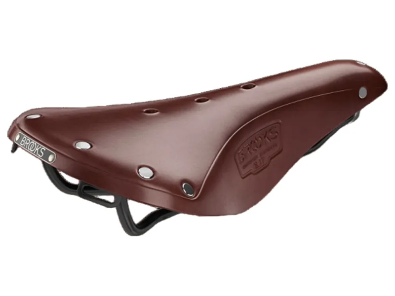 Brooks B17 Saddle 175mm Steel Rails in Brown