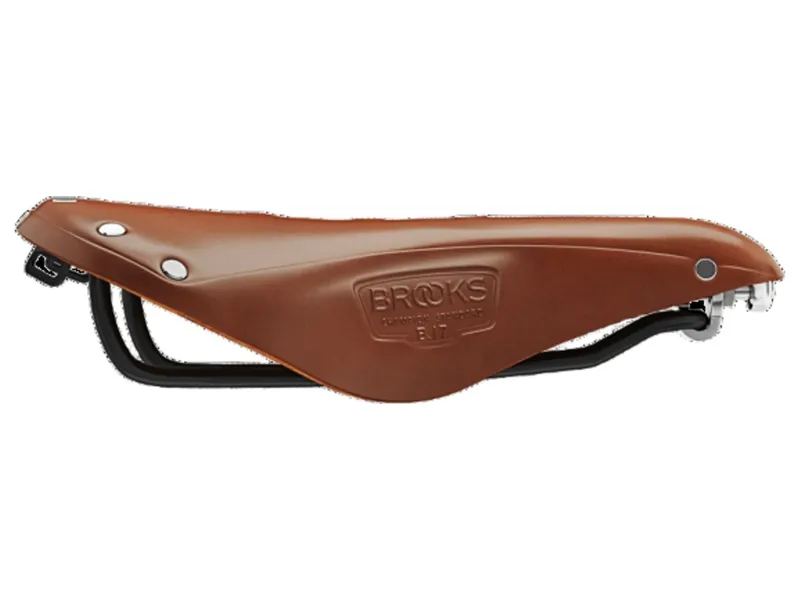 Brooks B17 Saddle 175mm Steel Rails in Honey-6