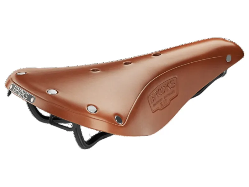 Brooks B17 Saddle 175mm Steel Rails in Honey
